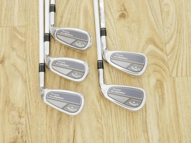 Lady club : All : **ของใหม่ ยังไม่แกะพลาสติก** ชุดเหล็ก Callaway Paradym Max Fast (ออกปี 2023 ตีง่ายสุด ไกลสุดของ Callaway Japan Spec.) มีเหล็ก 7-Pw,56 (5 ชิ้น) ก้านกราไฟต์ Mitsubishi ELDIO 40 Flex A (Lady)