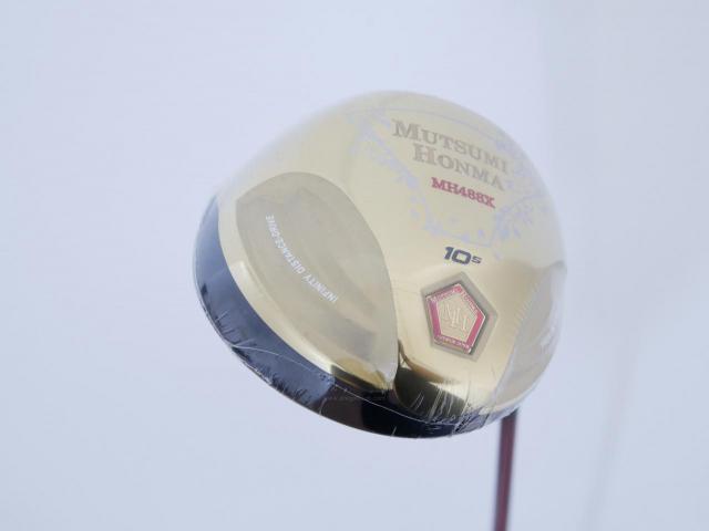 Driver : Other Brand : **ของใหม่ ยังไม่แกะพลาสติก** ไดรเวอร์ Mutsumi Honma MH488X (หัวขนาด 488cc. หน้าเด้งเกินกฏ) Loft 10.5 Flex SR