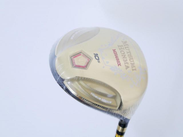 Driver : Other Brand : **ของใหม่ ยังไม่แกะพลาสติก** ไดรเวอร์ Mutsumi Honma MH488X (หัวขนาด 488cc. หน้าเด้งเกินกฏ) Loft 10.5 Flex SR