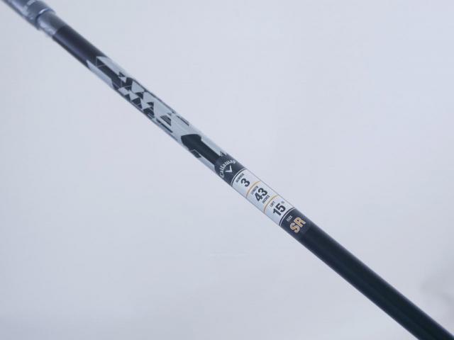 Fairway Wood : callaway : **ของใหม่ ยังไม่แกะพลาสติก** หัวไม้ 3 Callaway Quantum Max (รุ่นล่าสุด ออกปี 2026) Loft 15 ก้าน Athlemax 50 Flex SR