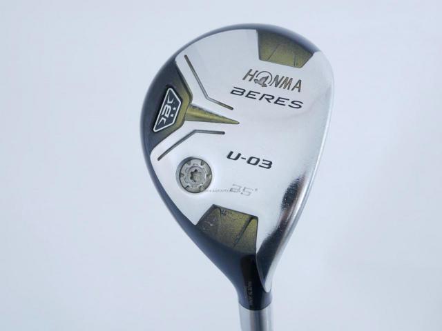 Fairway Wood : Honma : ไม้กระเทย Honma Beres U-03 (ปี 2016) Loft 25 ก้าน ARMRQ 8 (45) Flex R (2 ดาว)