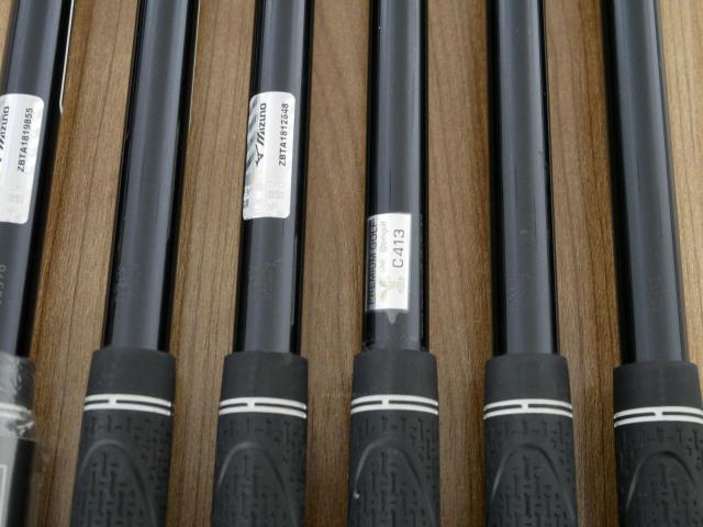 Iron set : Mizuno : ชุดเหล็ก Mizuno Pro Ti18 (รุ่นปี 2019 หน้า Titanium ตีง่าย ไกล) มีเหล็ก 5-Pw (6 ชิ้น) ก้านกราไฟต์ Flex R