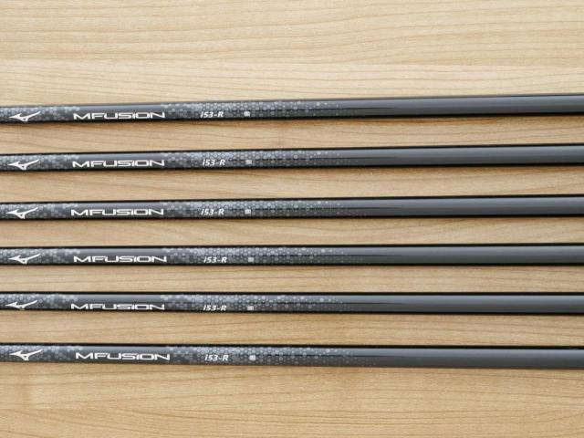 Iron set : Mizuno : ชุดเหล็ก Mizuno Pro Ti18 (รุ่นปี 2019 หน้า Titanium ตีง่าย ไกล) มีเหล็ก 5-Pw (6 ชิ้น) ก้านกราไฟต์ Flex R