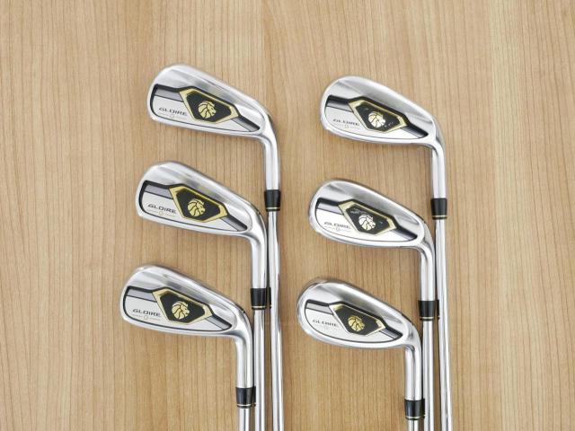 Iron set : Taylormade : ชุดเหล็ก Taylormade Gloire G (รุ่นท๊อปสุด ตีไกลมากๆ เหล็ก 7 Loft 26.5 หน้าเด้ง) มีเหล็ก 6-Pw,Aw (6 ชิ้น) ก้านเหล็ก NS Pro 830 Flex S