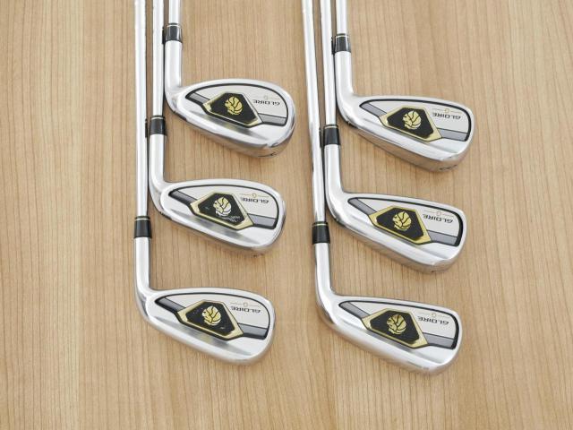 Iron set : Taylormade : ชุดเหล็ก Taylormade Gloire G (รุ่นท๊อปสุด ตีไกลมากๆ เหล็ก 7 Loft 26.5 หน้าเด้ง) มีเหล็ก 6-Pw,Aw (6 ชิ้น) ก้านเหล็ก NS Pro 830 Flex S