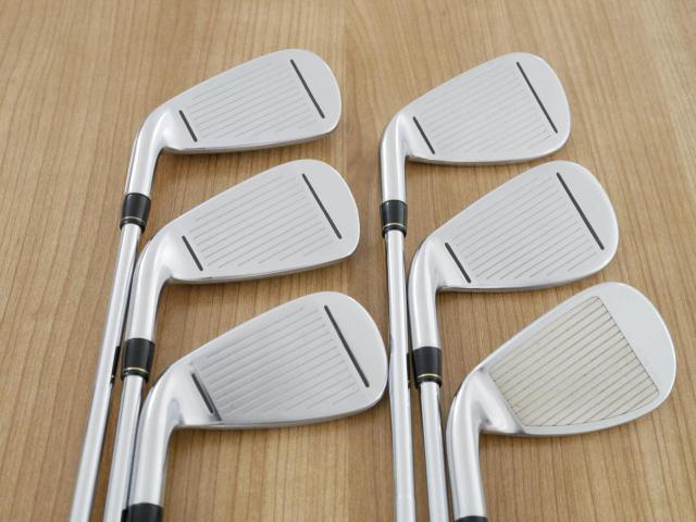 Iron set : Taylormade : ชุดเหล็ก Taylormade Gloire G (รุ่นท๊อปสุด ตีไกลมากๆ เหล็ก 7 Loft 26.5 หน้าเด้ง) มีเหล็ก 6-Pw,Aw (6 ชิ้น) ก้านเหล็ก NS Pro 830 Flex S