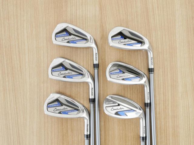 Iron set : Maruman : ชุดเหล็ก Maruman Conductor TF-02 มีเหล็ก 6-Pw,Aw (6 ชิ้น) ก้านกราไฟต์ Flex R