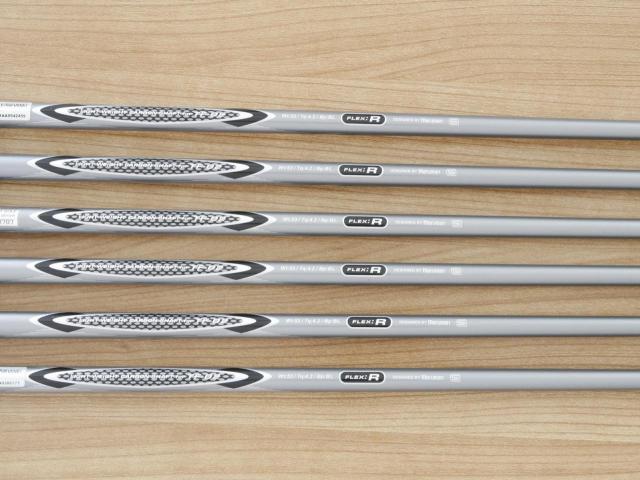 Iron set : Maruman : ชุดเหล็ก Maruman Conductor TF-02 มีเหล็ก 6-Pw,Aw (6 ชิ้น) ก้านกราไฟต์ Flex R