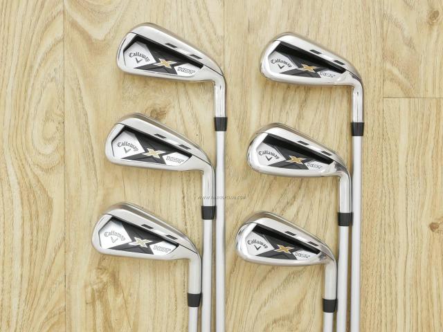 Iron set : Callaway : ชุดเหล็ก Callaway X Hot มีเหล็ก 5-Pw (6 ชิ้น) ก้านกราไฟต์ 60 Flex S