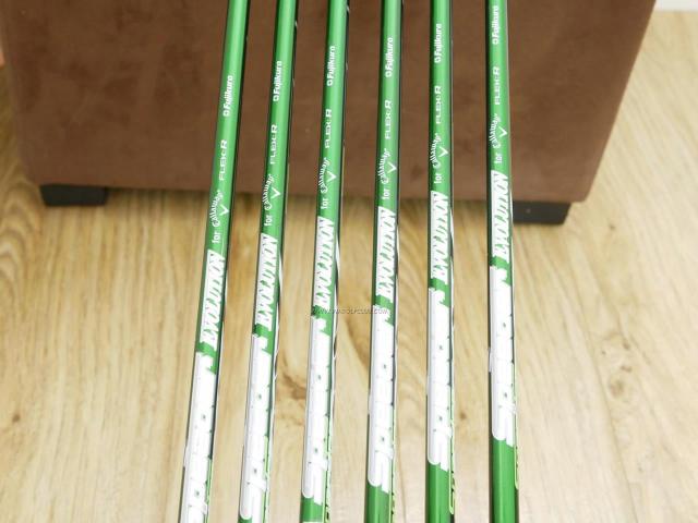 Iron set : Callaway : ชุดเหล็ก Callaway EPIC Max Fast (รุ่นแพงสุด ไกลสุดของ Callaway ปี 2021) มีเหล็ก 6-Pw,Aw (6 ชิ้น) ก้านกราไฟต์ Fujikura Speeder Evolution Flex R