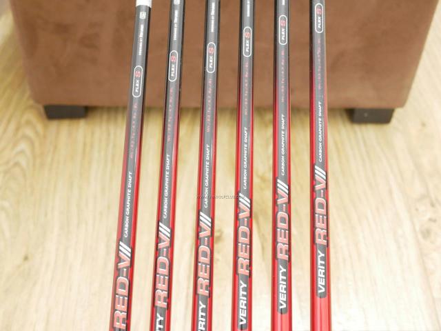 Iron set : Maruman : ชุดเหล็ก Maruman Red-V II (ใบใหญ่ ตีง่าย ไกล) มีเหล็ก 5-Pw (6 ชิ้น) ก้านกราไฟต์ Flex S