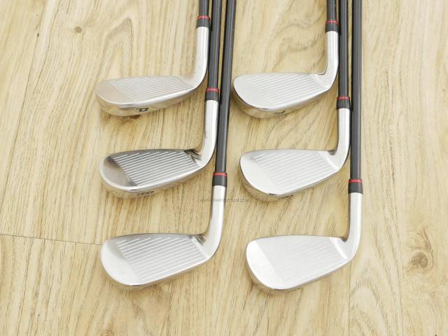 Iron set : Maruman : ชุดเหล็ก Maruman Red-V II (ใบใหญ่ ตีง่าย ไกล) มีเหล็ก 5-Pw (6 ชิ้น) ก้านกราไฟต์ Flex S