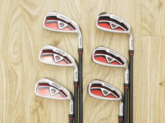 Iron set : Maruman : ชุดเหล็ก Maruman Red-V II (ใบใหญ่ ตีง่าย ไกล) มีเหล็ก 5-Pw (6 ชิ้น) ก้านกราไฟต์ Flex S