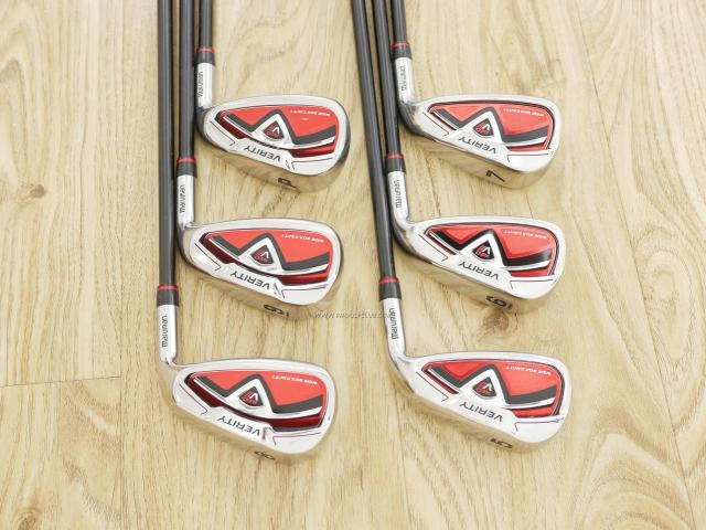 Iron set : Maruman : ชุดเหล็ก Maruman Red-V II (ใบใหญ่ ตีง่าย ไกล) มีเหล็ก 5-Pw (6 ชิ้น) ก้านกราไฟต์ Flex S