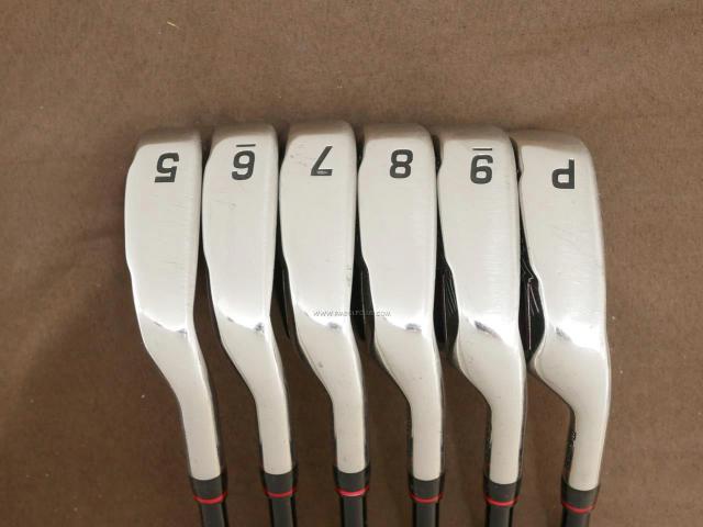 Iron set : Maruman : ชุดเหล็ก Maruman Red-V II (ใบใหญ่ ตีง่าย ไกล) มีเหล็ก 5-Pw (6 ชิ้น) ก้านกราไฟต์ Flex S