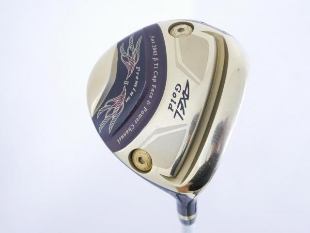 Fairway Wood : Tsuruya : หัวไม้ 5 Tsuruya AXEL Gold Premium II (รุ่นท๊อปสุด หายากมาก) Loft 18 ก้าน Mitsubishi FUBUKI K50 Flex SR