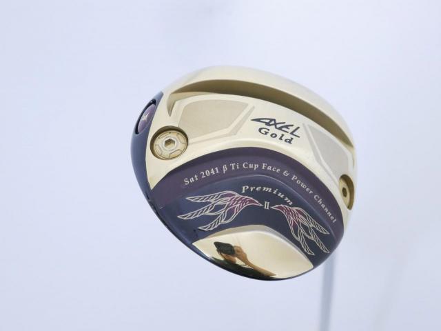 Fairway Wood : Tsuruya : หัวไม้ 5 Tsuruya AXEL Gold Premium II (รุ่นท๊อปสุด หายากมาก) Loft 18 ก้าน Mitsubishi FUBUKI K50 Flex SR