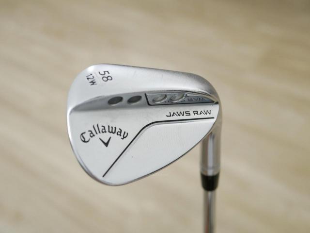 Wedge : Callaway : Wedge Callaway JAWS RAW (รุ่นใหม่ ปี 2023) Loft 58 ก้านเหล็ก Dynamic Gold S200