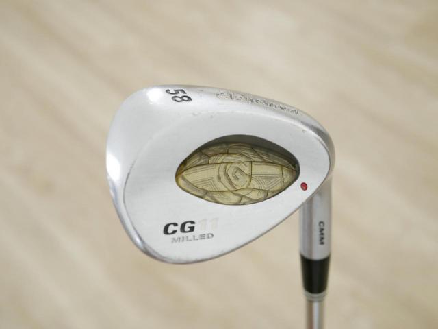 Wedge : Cleveland : Wedge Cleveland CG11 Loft 58 ก้านเหล็ก Dynamic Gold Flex S
