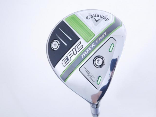 Lady club : All : หัวไม้ 3 Callaway EPIC MAX FAST (รุ่นปี 2021) Loft 15 ก้าน Mitsubishi ELDIO 40 Flex L