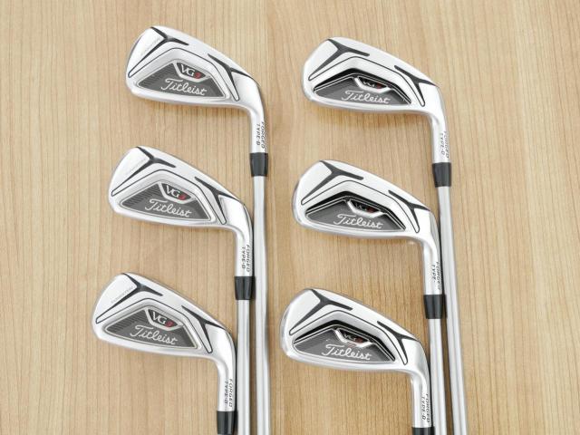 Iron set : Titleist : ชุดเหล็ก Titleist VG3 Type D Forged (รุ่นปี 2019 Japan Spec. ตีง่ายและไกลที่สุดของ Titleist) มีเหล็ก 5-Pw (6 ชิ้น) ก้านกราไฟต์ Mitsubishi VGI Flex R