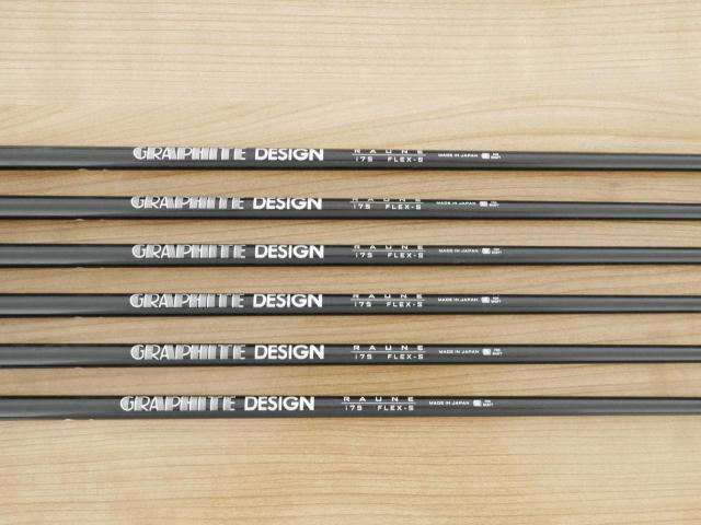 Iron set : Epon : ชุดเหล็ก EPON AF-706 Forged (ออกปี 2021 ใบใหญ่ ตีง่าย ไกล) มีเหล็ก 6-Pw,Tw (6 ชิ้น) ก้านกราไฟต์ Graphite Design RAUNE i75 Flex S