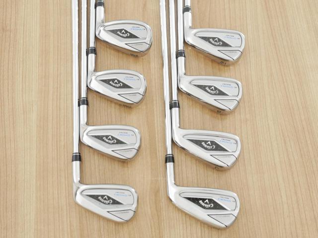 Iron set : Callaway : ชุดเหล็ก Callaway Paradym Ai Smoke Max Fast (ออกปี 2024 ตีง่ายมาก ไกล Japan Spec.) มีเหล็ก 6-Pw,Aw,Gw,Sw (8 ชิ้น) ก้านเหล็ก NS Pro 850 NEO Flex S