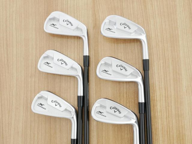 Iron set : Callaway : ชุดเหล็ก Callaway X Forged Star (ออกปี 2021) มีเหล็ก 5-Pw (6 ชิ้น) ก้านกราไฟต์ Tour AD AD-95 Flex S

