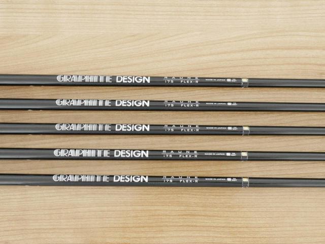Iron set : Mizuno : ชุดเหล็ก Mizuno JPX 925 Hot Metal HL (ปี 2025 ตัวท๊อป ตีง่าย นุ่ม ไกลมาก) มีเหล็ก 6-Pw (5 ชิ้น) ก้านกราไฟต์ Graphite Design RAUNE i75 Flex R