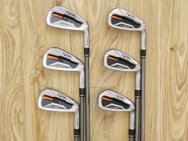 Iron set : Honma : ชุดเหล็ก Honma Tour World TW747P (รุ่นปี 2019) มีเหล็ก 5-10 (6 ชิ้น) ก้านกราไฟต์ Honma Vizard 50 Flex S