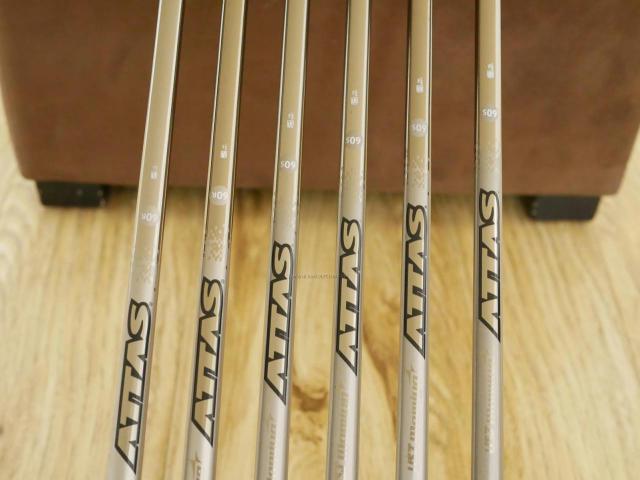 Iron set : Miura : ชุดเหล็ก Miura EI-801 (รุ่นใหม่ ปี 2021 ใบใหญ่ ตีง่าย ไกลมากๆ) มีเหล็ก 6-Pw,Aw (6 ชิ้น) ก้านกราไฟต์ UST Mamiya ATTAS 60