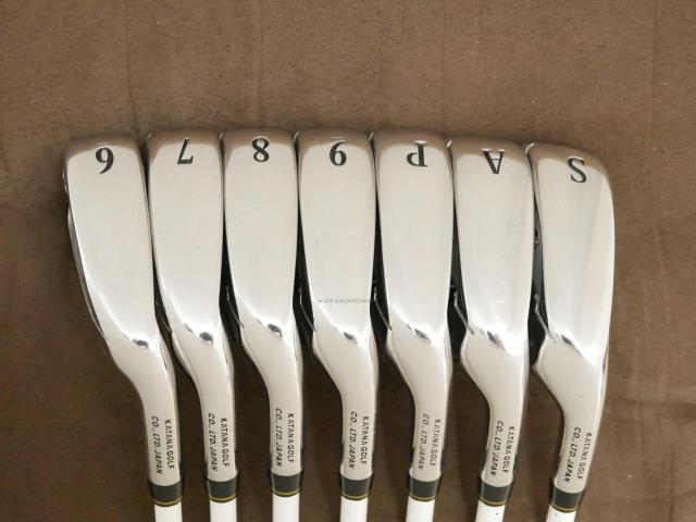 Iron set : Katana : ชุดเหล็ก Katana Sword IZU Max G (ตีง่าย หน้าเด้ง) มีเหล็ก 6-Pw,Aw,Sw (7 ชิ้น) ก้านกราไฟต์ Fujikura Speeder 589 Flex SR