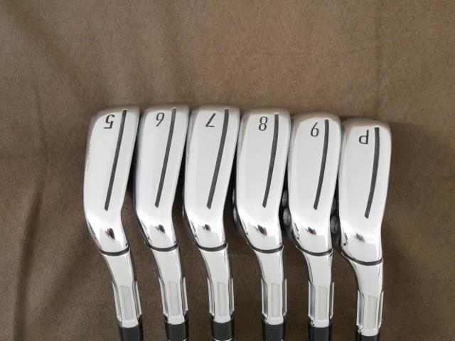 Iron set : Taylormade : ชุดเหล็ก Taylormade M CGB (หน้าเด้ง ตีไกลสุดๆ ง่ายมากๆ) มีเหล็ก 5-Pw (6 ชิ้น) ก้านเหล็ก NS Pro 840 Flex S