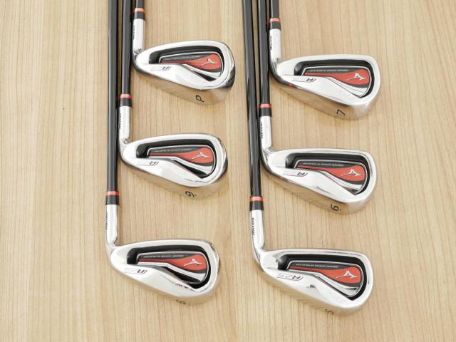 Iron set : Mizuno : ชุดเหล็ก Mizuno JPX A25 (ตีง่าย ไกล) มีเหล็ก 5-Pw (6 ชิ้น) ก้านกราไฟต์ Flex R