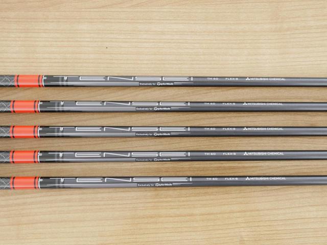 Iron set : Taylormade : ชุดเหล็ก Taylormade Stealth (ออกปี 2022 Japan Spec.) มีเหล็ก 6-Pw (5 ชิ้น) ก้านกราไฟต์ Mitsubishi Tensei TM60 Flex S
