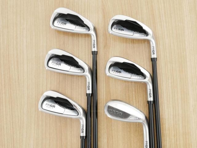 Iron set : PRGR : ชุดเหล็ก PRGR AS302 (ใบใหญ่ ตีง่าย) มีเหล็ก 6-Pw,Sw (6 ชิ้น) ก้านกราไฟต์ Flex R