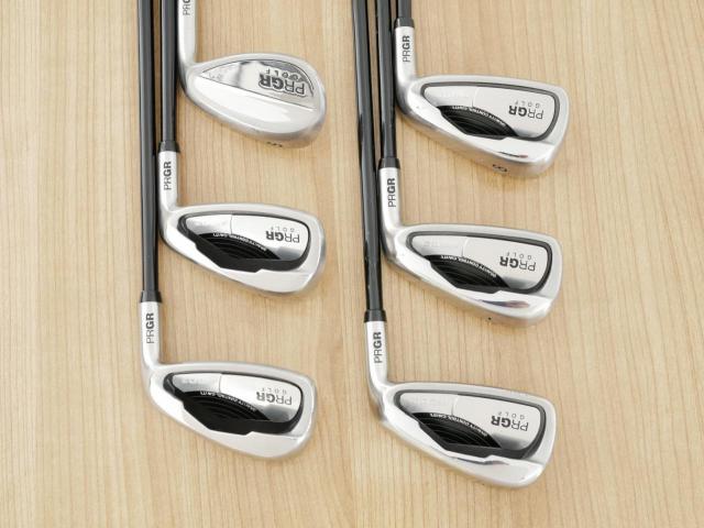 Iron set : PRGR : ชุดเหล็ก PRGR AS302 (ใบใหญ่ ตีง่าย) มีเหล็ก 6-Pw,Sw (6 ชิ้น) ก้านกราไฟต์ Flex R