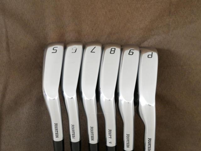 Iron set : Fourteen : ชุดเหล็ก Fourteen IF-700 Forged (ออกปี 2022) มีเหล็ก 5-Pw (6 ชิ้น) ก้านกราไฟต์ Flex 
