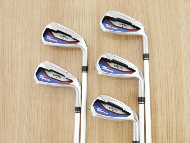 Iron set : Callaway : ชุดเหล็ก Callaway Big Bertha Beta (ใบใหญ่ ตีง่ายมาก) มีเหล็ก 6-Pw (5 ชิ้น) ก้านกราไฟต์ Fujikura Air Speeder Flex SR