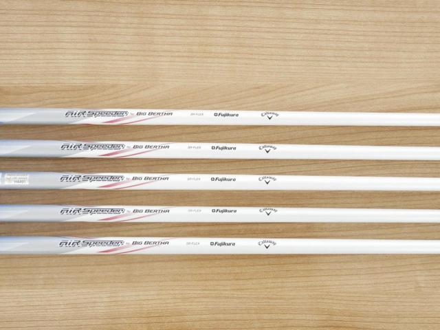 Iron set : Callaway : ชุดเหล็ก Callaway Big Bertha Beta (ใบใหญ่ ตีง่ายมาก) มีเหล็ก 6-Pw (5 ชิ้น) ก้านกราไฟต์ Fujikura Air Speeder Flex SR