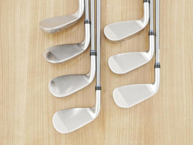 Iron set : XXIO : ชุดเหล็ก XXIO Cross 2 (ออกปี 2021 ตีไกลที่สุดของที่สุดจาก XXIO หน้าเด้งสุดๆ) มีเหล็ก 7-Pw,Aw,Dw,Sw (7 ชิ้น ตีไกลกว่าปกติ 2 เบอร์) ก้านกราไฟต์ MH-2000 Flex R