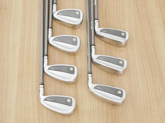 Iron set : PRGR : ชุดเหล็กกระเทย PRGR Super Egg Iron (รุ่นปี 2023 ตัวท๊อปสุด หน้าเด้งเกินกฏ ใช้แข่งไม่ได้ ตีไกลมากๆ) มีเหล็ก 5-Pw,Aw (7 ชิ้น) ก้านกราไฟต์ Flex SR (M-40)