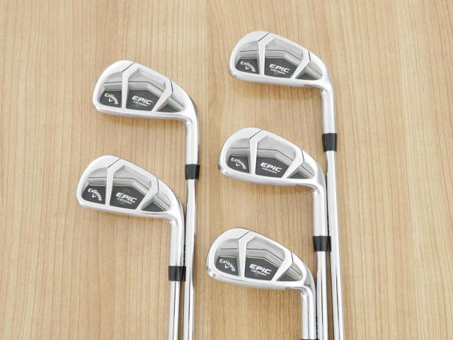 Iron set : Callaway : ชุดเหล็ก Callaway EPIC Star (ปี 2018 หน้าเด้ง โกงองศา ตีไกลมากๆ) มีเหล็ก 6-Pw (5 ชิ้น) ก้านเหล็ก NS Pro Zelos 7 Flex S