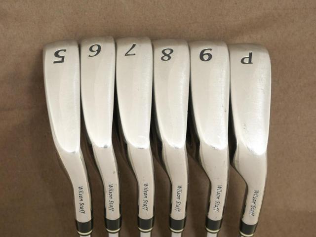 Iron set : Other Brand : ชุดเหล็ก Wilson TAB TC-1 (รุ่นท๊อปสุด หน้าเด้ง ตีไกล) มีเหล็ก 5-Pw (6 ชิ้น) ก้านเหล็ก NS Pro 950 Flex R