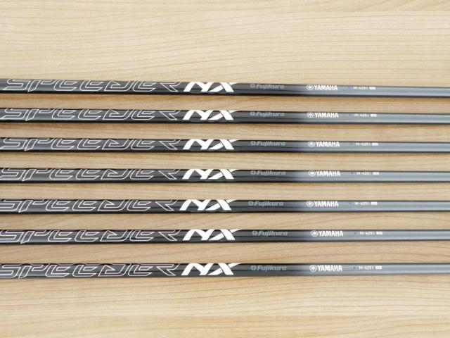 Iron set : Yamaha : ชุดเหล็ก Yamaha Inpres DriveStar Type D (รุ่นล่าสุด ออกปี 2024 ตีไกลที่สุด ไกลกว่าเหล็กทั่วไป 2 เบอร์ หน้าเด้งมากๆ) มีเหล็ก 6-Pw,Aw,As (7 ชิ้น) ก้านกราไฟต์ Fujikura Speeder NX M-425i Flex SR