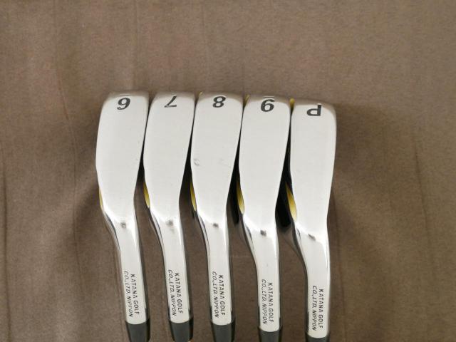 Iron set : Katana : ชุดเหล็ก Katana Sword Sniper 589 (หน้าเด้ง) มีเหล็ก 6-Pw (5 ชิ้น) ก้านกราไฟต์ Speeder 589 Flex R