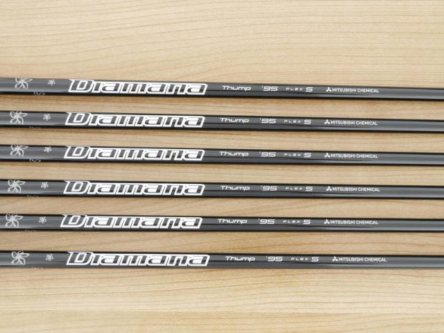 Iron set : Taylormade : ชุดเหล็ก Taylormade P7MC Forged (ซีรี่ย์ท้อปสุด ออกปี 2023) มีเหล็ก 5-Pw (6 ชิ้น) ก้านกราไฟต์ Mitsubishi Diamana Thump i95 Flex S