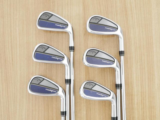 Iron set : Callaway : ชุดเหล็ก Callaway Paradym (ออกปี 2023 Japan Spec.) มีเหล็ก 6-Pw,Aw (6 ชิ้น) ก้านเหล็ก NS Pro ZELOS 7 Flex S