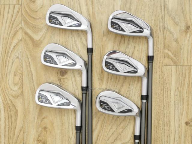 Iron set : Tourstage : ชุดเหล็ก Tourstage PHYZ Forged (ซีรี่ย์ท๊อป นุ่มไกล) มีเหล็ก 5-Pw (6 ชิ้น) ก้านกราไฟต์ Flex R