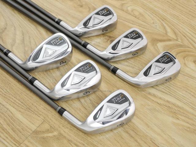 Iron set : Tourstage : ชุดเหล็ก Tourstage PHYZ Forged (ซีรี่ย์ท๊อป นุ่มไกล) มีเหล็ก 5-Pw (6 ชิ้น) ก้านกราไฟต์ Flex R